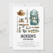 Vissende verjaardag kaart (Voorkant)