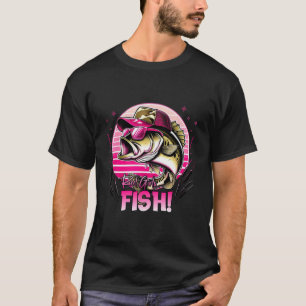 Vissende Vrouwen Reel Meisjes Vissen Vissende Meis T-shirt