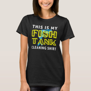 Vissenkwartier Dit is mijn vistank reinigen T-shirt