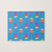 Vissenpatroon zwemmen legpuzzel (Horizontaal)