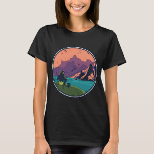 Vissenreis visser hengelaar t-shirt