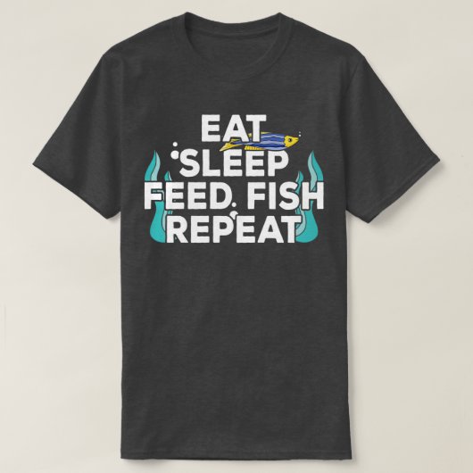 Visser Aquarist Aquarium T-shirt (Design voorkant)