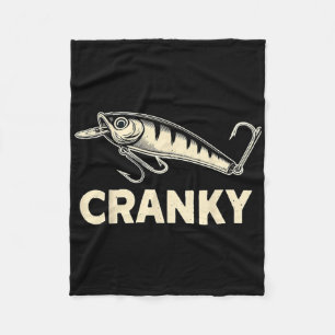 Visser Chagrijnig Crankbait Vissen Visser Fleece Deken