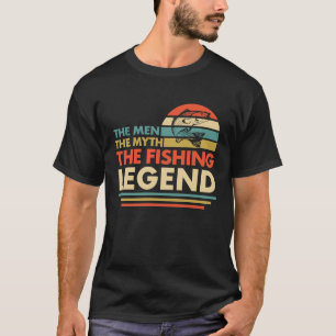 Visser De Man De Mythe De Visserij Legende T-shirt