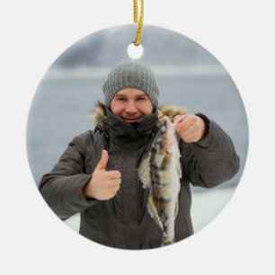 Visser Foto Aandenken Gedenkteken Keramisch Ornament