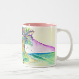 Visser geluk exemplaar, Visser geluk Tweekleurige Koffiemok