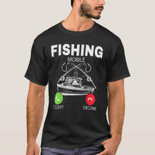 Visser Grappige Oproep Visserijboot Vissen T-shirt