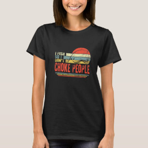 Visser I Vis Dus Smoor Mensen Niet Die Vissen T-shirt