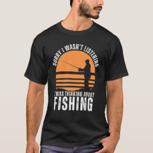 Visser Ik Dacht Aan Vissen Grappig Vissen T-shirt
