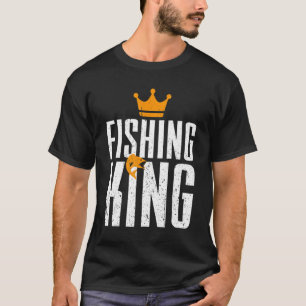 Visser Koning Grappige Visser Aquatische Liefhebbe T-shirt