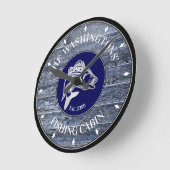 Visser of Familie Cabine Wandklok Ronde Klok (Hoek)