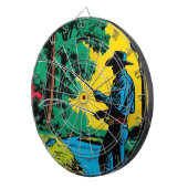 Visser op Riverbank Dartboard Dartbord (Voorkant Rechts)