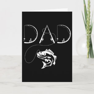 Visser Papa Grappig Vaderdag Cadeau Voor Vissen Kaart