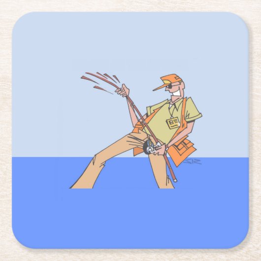 Visser papier onderzetters (Voorkant)