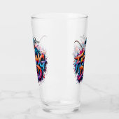 Visser Vader Vis Graffiti Glas (Links)