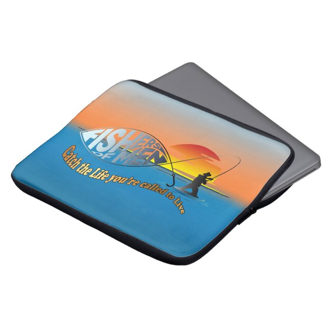 Visser van Mannen | 13 inch Laptop Sleeve (Voorkant top)