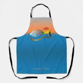 Visser van Mannen | All-over print Schort, medium Schort (Voorkant)