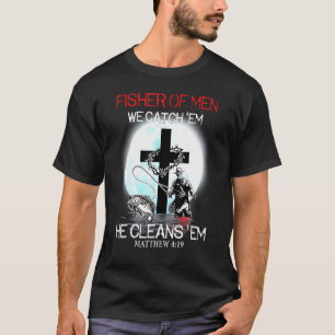 Visser Van Mensen Wij Vangen Em Hij Maakt Em Schoo T-shirt