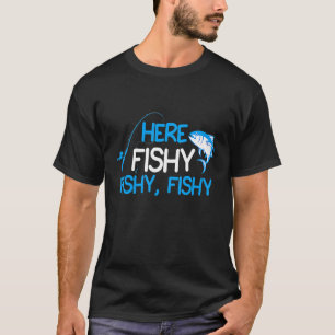 Visser vangt forel t-shirt
