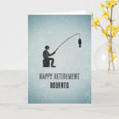 Visser & Vis thema Mannelijke verjaardagen of vier Kaart (Gele Bloem)