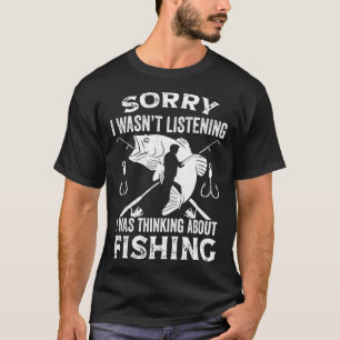 Visser Visser Ik Dacht Aan Vissen T-shirt