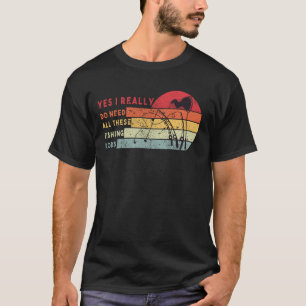 Visser Visstok Enthousiast Grappige Viststok T-shirt