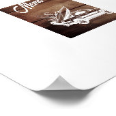 Visser Vist herinneringen Vaderdag Gevist Poster (Hoek)