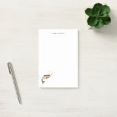 Visser waterverf forel gepersonaliseerd post-it® notes (Kantoor)