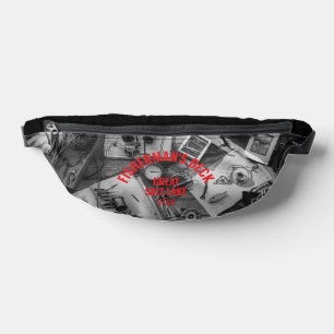 Visserdek Customize Zwart en Wit Heuptasje