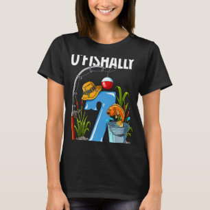 Visserig 7 jaar oud 7de verjaardag vissen 1 t-shirt