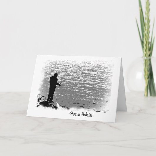 Visserij bij de Verjaardag van het Meer Kaart (Voorkant)