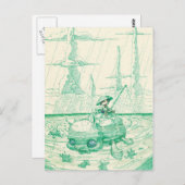 visserij briefkaart (Voorkant / Achterkant)