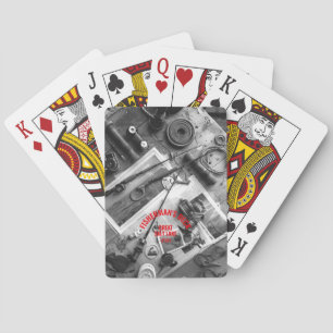 Visserij Deck Zwart en Wit Speelkaarten