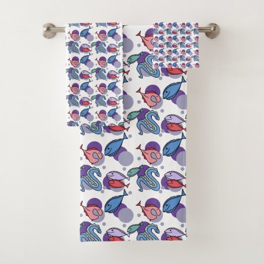 Visserij en aal bad handdoek (Insitu)