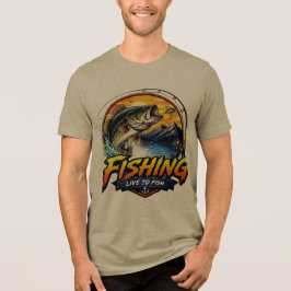Visserij Heren Tri-Blend Shirt