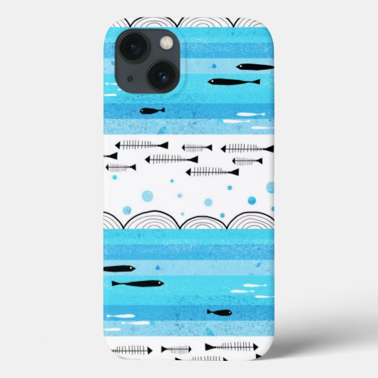 Visserij in de zee Case-Mate iPhone case (Achterkant)