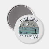 visserij is mijn pensioenplan  magneet (Voorkant / Achterkant)