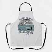 visserij is mijn pensioenplan schort (Voorkant)