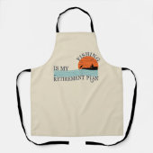 visserij is mijn pensioenregeling schort (Voorkant)