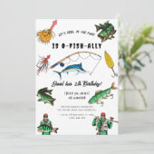 visserij kaart (Staand voorkant)