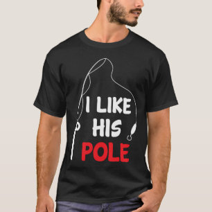 Visserij Koppel Ik Hou van Zijn Hengel Grappige Vi T-shirt