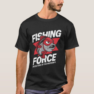 Visserij Krachtige Grappige Visser Geschenk voor M T-shirt