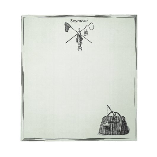  visserij notitieblok (Voorkant)