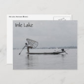 visserij op het inktmeer briefkaart (Voorkant / Achterkant)