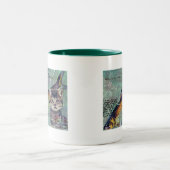 Visserij Tweekleurige Koffiemok (Center)