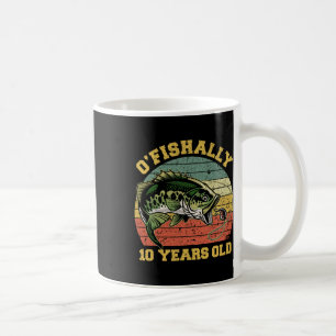 Visserij verjaardagsfeest thema O'fishally 10 jaar Koffiemok
