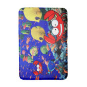 Visserijkrab Ocean Beach Bathroom Bath Mat (Voorkant Verticaal)