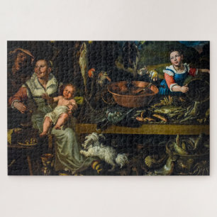 Visserijmongers van Vincenzo Campi Painting Legpuzzel