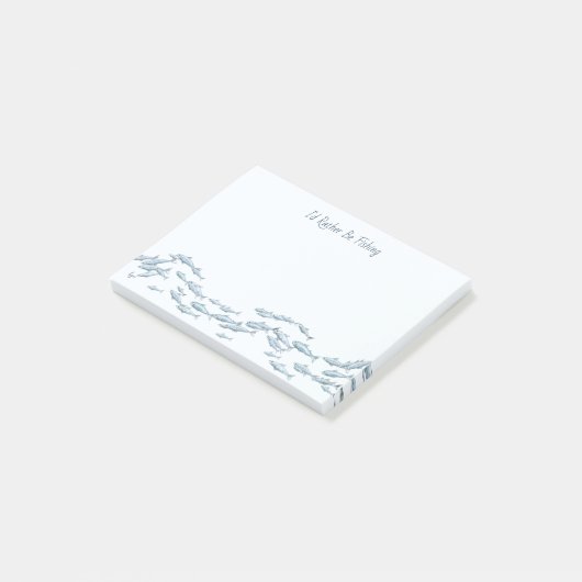 Visserijschool 4 x 3 post-it® notes (Schuin)