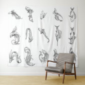 Vissers droomhout wandkleed (In Situ (horizontaal))